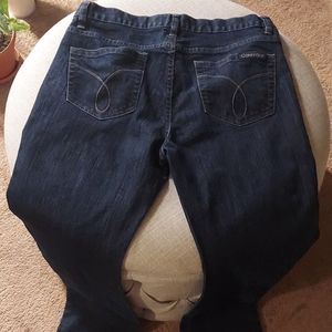 Calvin Klein Women's Dark Blue Boot Cut Jeans